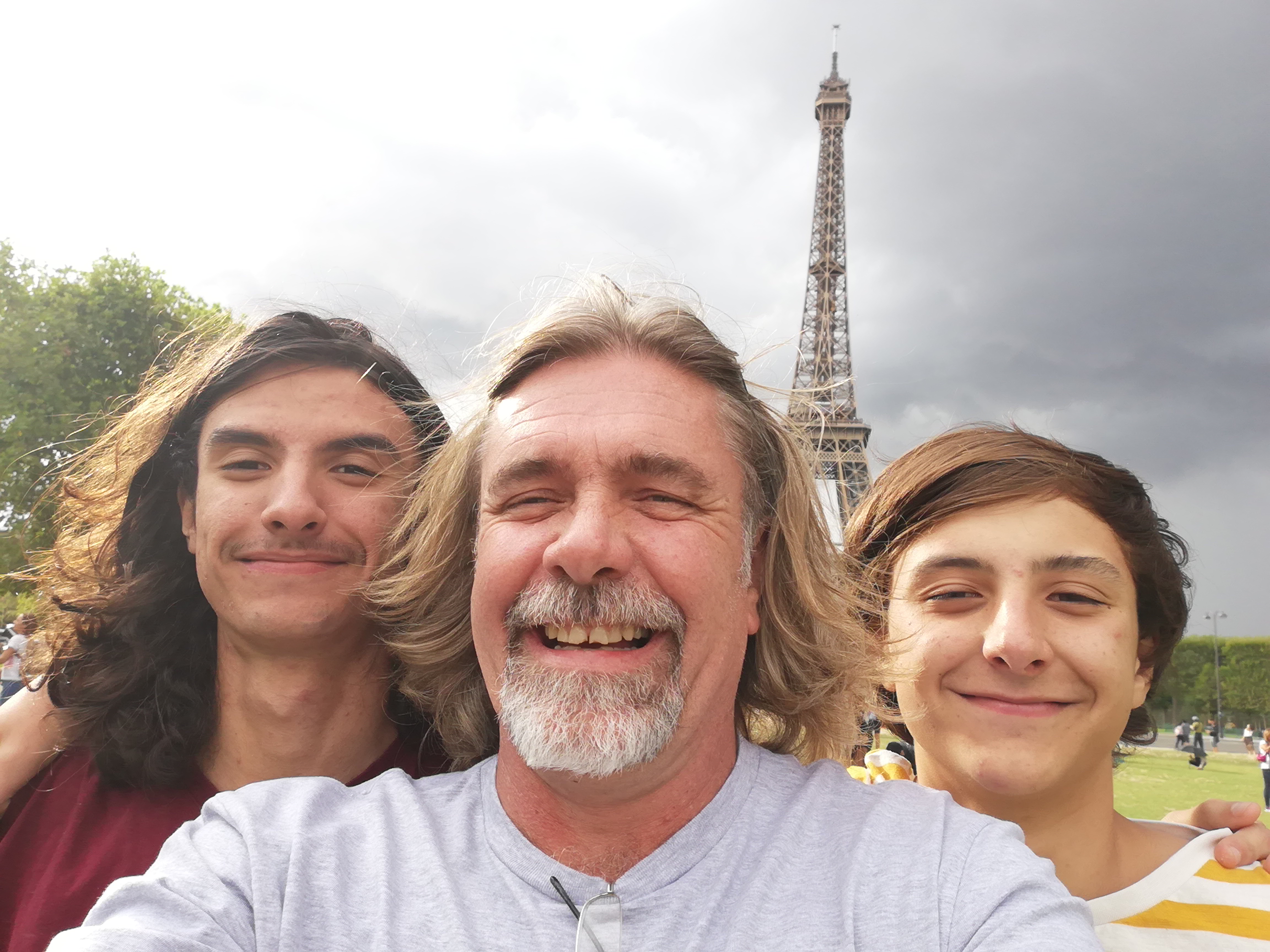 Dad and the two sons